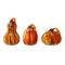 Glitzhome® Multi Striped Glass Pumpkin & Gourd Set